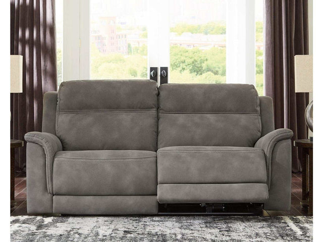 NextGen DuraPella Slate Power Reclining Sofa (Online Special Price) - Ornate Home