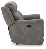 NextGen DuraPella Slate Power Reclining Sofa (Online Special Price) - Ornate Home