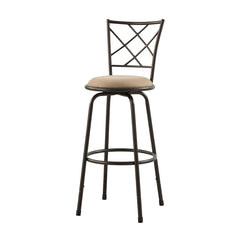 Nexus Brown 3-Piece Pack Convertible Swivel Counter/Pub Height Chair - Ornate Home