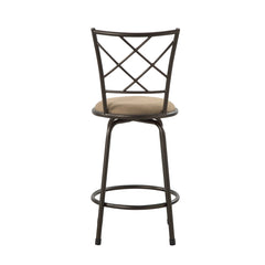 Nexus Brown 3-Piece Pack Convertible Swivel Counter/Pub Height Chair - Ornate Home
