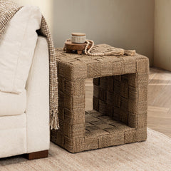 Neyla Natural End Table - Ornate Home
