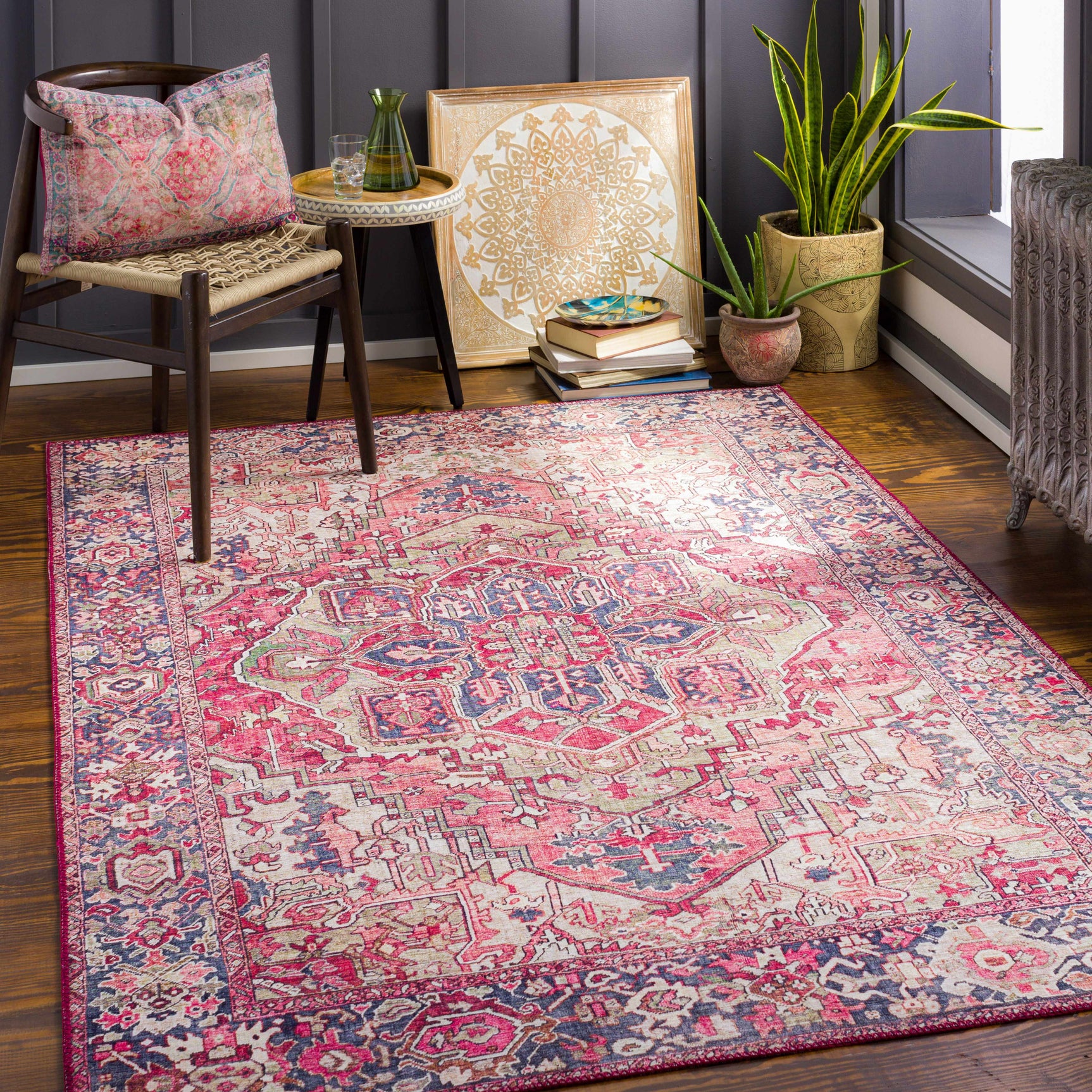 Neyland Iris Blush Area Rug 2357 - Ornate Home