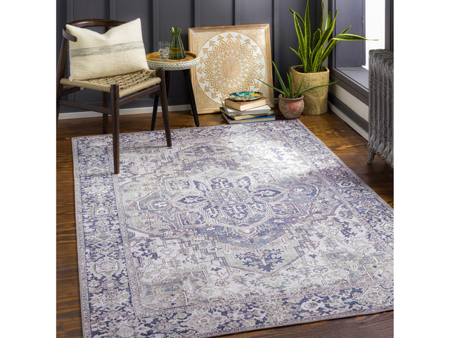Neyland Iris Gray Area Rug 2359 - Ornate Home