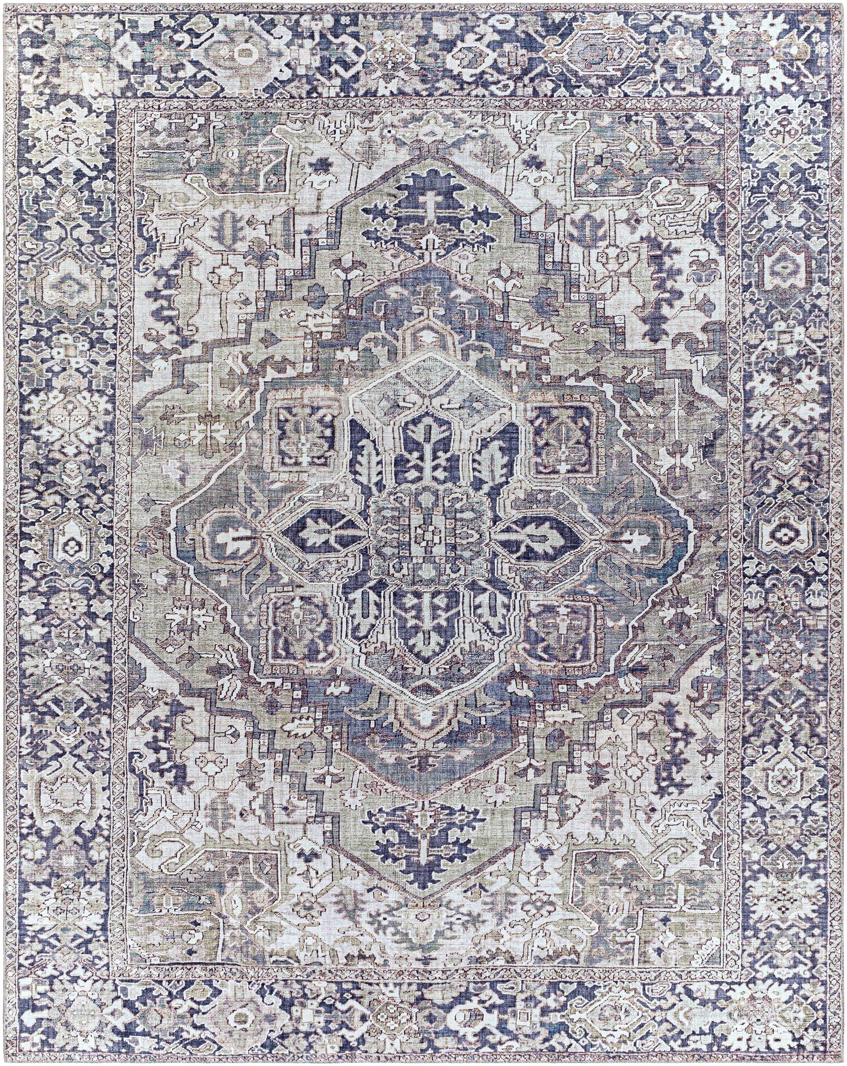 Neyland Iris Gray Area Rug 2359 - Ornate Home