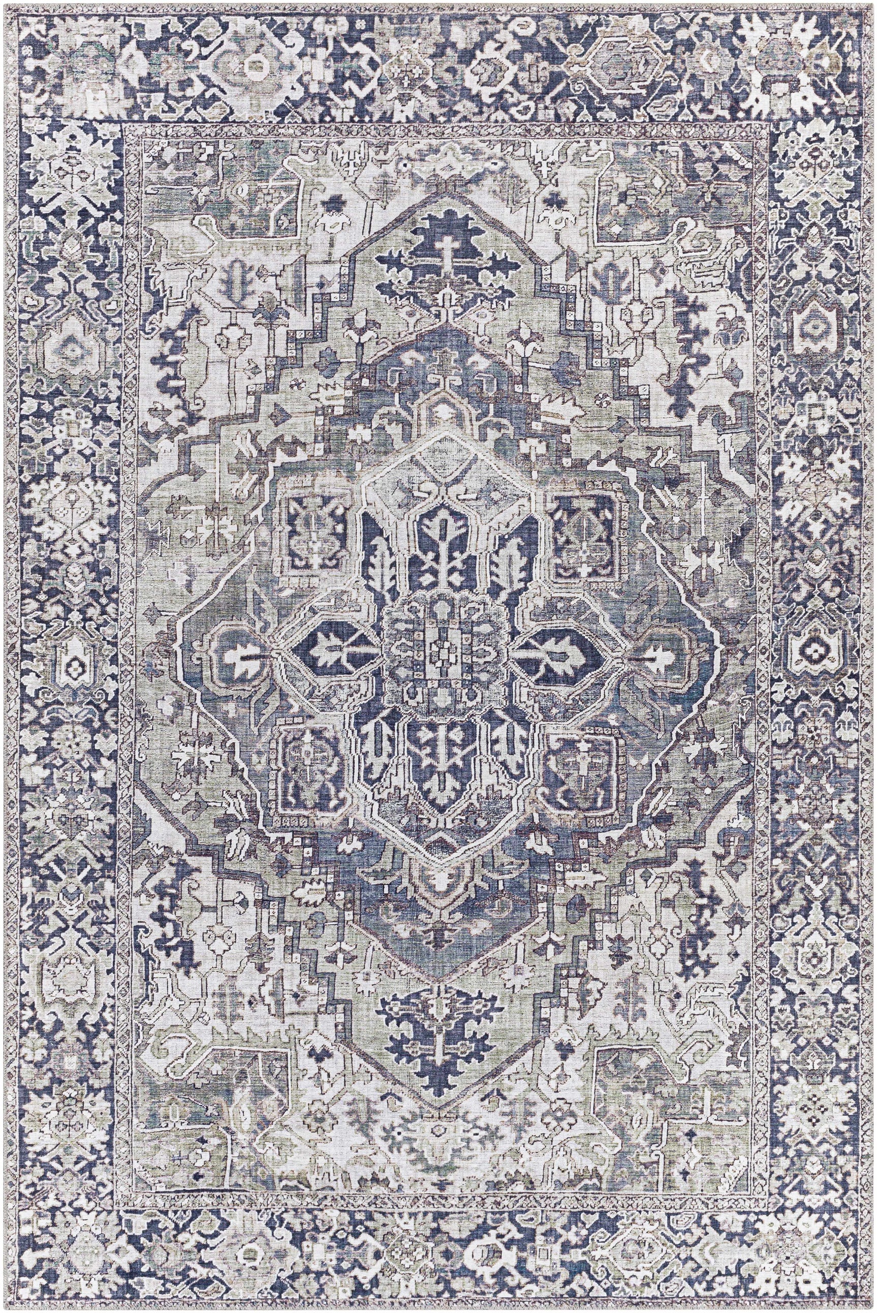 Neyland Iris Gray Area Rug 2359 - Ornate Home