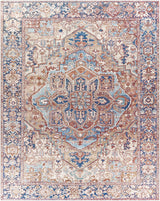 Neyland Iris Olive & Brown Area Rug 2360 - Ornate Home