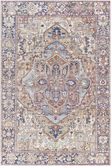 Neyland Iris Olive & Brown Area Rug 2360 - Ornate Home