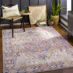 Neyland Iris Olive & Brown Area Rug 2360 - Ornate Home
