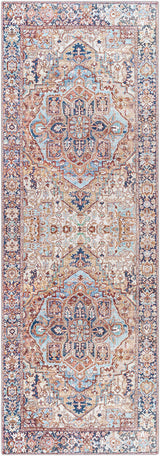 Neyland Iris Olive & Brown Area Rug 2360 - Ornate Home