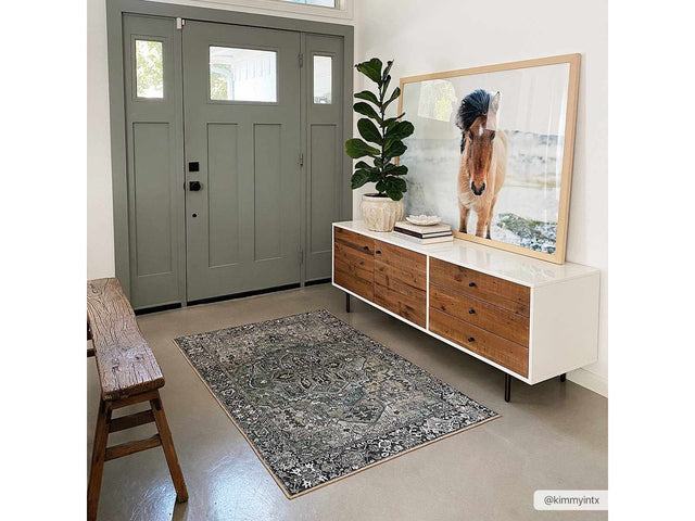 Neyland Sage Green Area Rug - Ornate Home