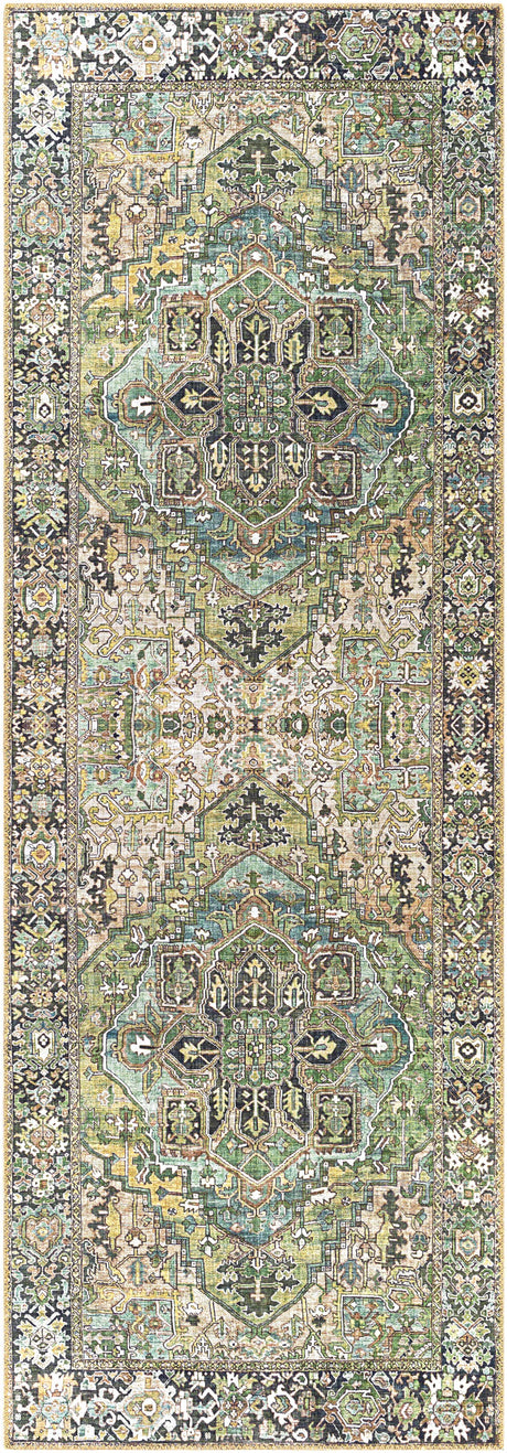 Neyland Sage Green Area Rug - Ornate Home