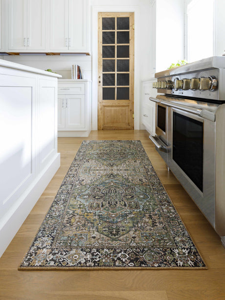 Neyland Sage Green Area Rug - Ornate Home