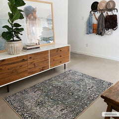 Neyland Sage Green Area Rug - Ornate Home