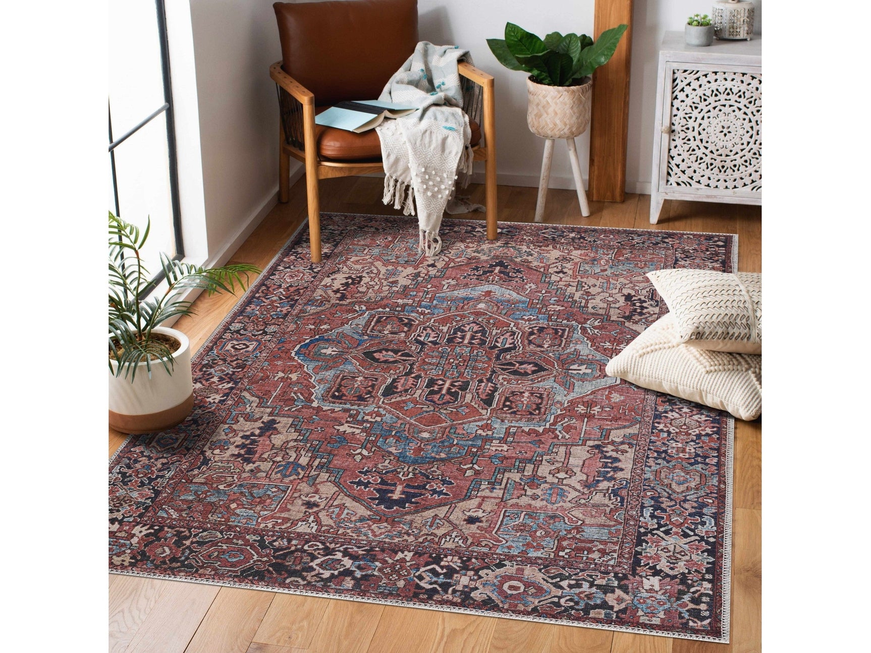 Neyland Washable Area Rug - Ornate Home