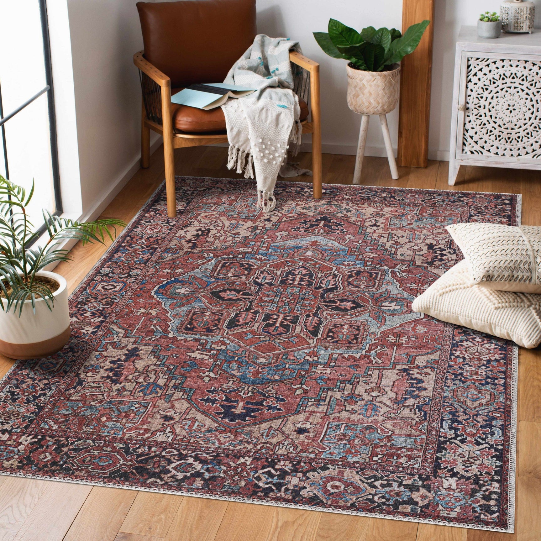Neyland Washable Area Rug - Ornate Home