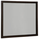 Neymorton Dark Grayish Brown Bedroom Mirror - Ornate Home