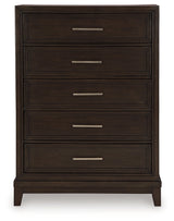 Neymorton Dark Grayish Brown Chest of Drawers (Online Special Price) - Ornate Home
