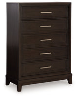 Neymorton Dark Grayish Brown Chest of Drawers - Ornate Home