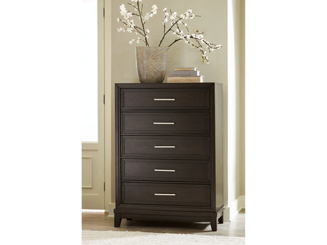 Neymorton Dark Grayish Brown Chest of Drawers - Ornate Home