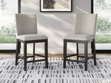 Neymorton Dark Grayish Brown Counter Height Dining Table and 4 Barstools (Online Special Price) - Ornate Home