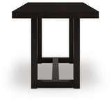 Neymorton Dark Grayish Brown Counter Height Dining Table and 4 Barstools - Ornate Home