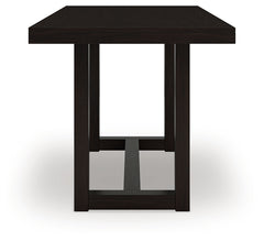 Neymorton Dark Grayish Brown Counter Height Dining Table and 4 Barstools - Ornate Home