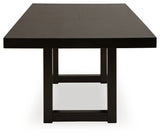 Neymorton Dark Grayish Brown Dining Extension Table - Ornate Home