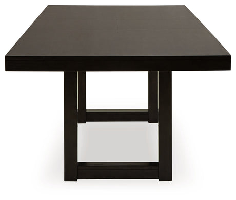 Neymorton Dark Grayish Brown Dining Extension Table - Ornate Home