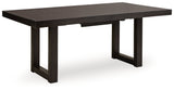 Neymorton Dark Grayish Brown Dining Table w/10 Chairs (Online Special Price) - Ornate Home