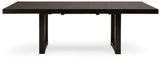 Neymorton Dark Grayish Brown Dining Table w/10 Chairs (Online Special Price) - Ornate Home