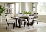 Neymorton Dark Grayish Brown Dining Table w/4 Chairs - Ornate Home