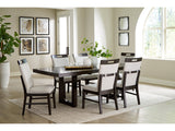 Neymorton Dark Grayish Brown Dining Table w/6 Chairs - Ornate Home
