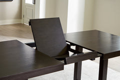 Neymorton Dark Grayish Brown Dining Table w/6 Chairs - Ornate Home