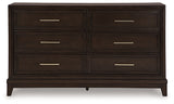 Neymorton Dark Grayish Brown Dresser (Online Special Price) - Ornate Home