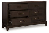 Neymorton Dark Grayish Brown Dresser (Online Special Price) - Ornate Home