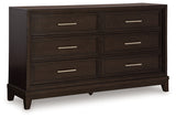 Neymorton Dark Grayish Brown Dresser (Online Special Price) - Ornate Home