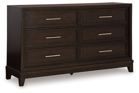 Neymorton Dark Grayish Brown Dresser - Ornate Home