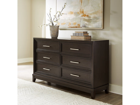 Neymorton Dark Grayish Brown Dresser - Ornate Home