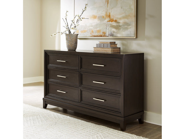 Neymorton Dark Grayish Brown Dresser - Ornate Home
