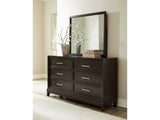 Neymorton Dark Grayish Brown Dresser and Mirror - Ornate Home