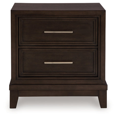 Neymorton Dark Grayish Brown Nightstand - Ornate Home