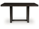 Neymorton Dark Grayish Brown Rectangular Dining Room Counter Table (Online Special Price) - Ornate Home