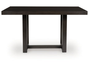 Neymorton Dark Grayish Brown Rectangular Dining Room Counter Table (Online Special Price) - Ornate Home
