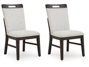 Neymorton Light Gray/Brown Dining Chair ( Set of 2) (Online Special Price) - Ornate Home