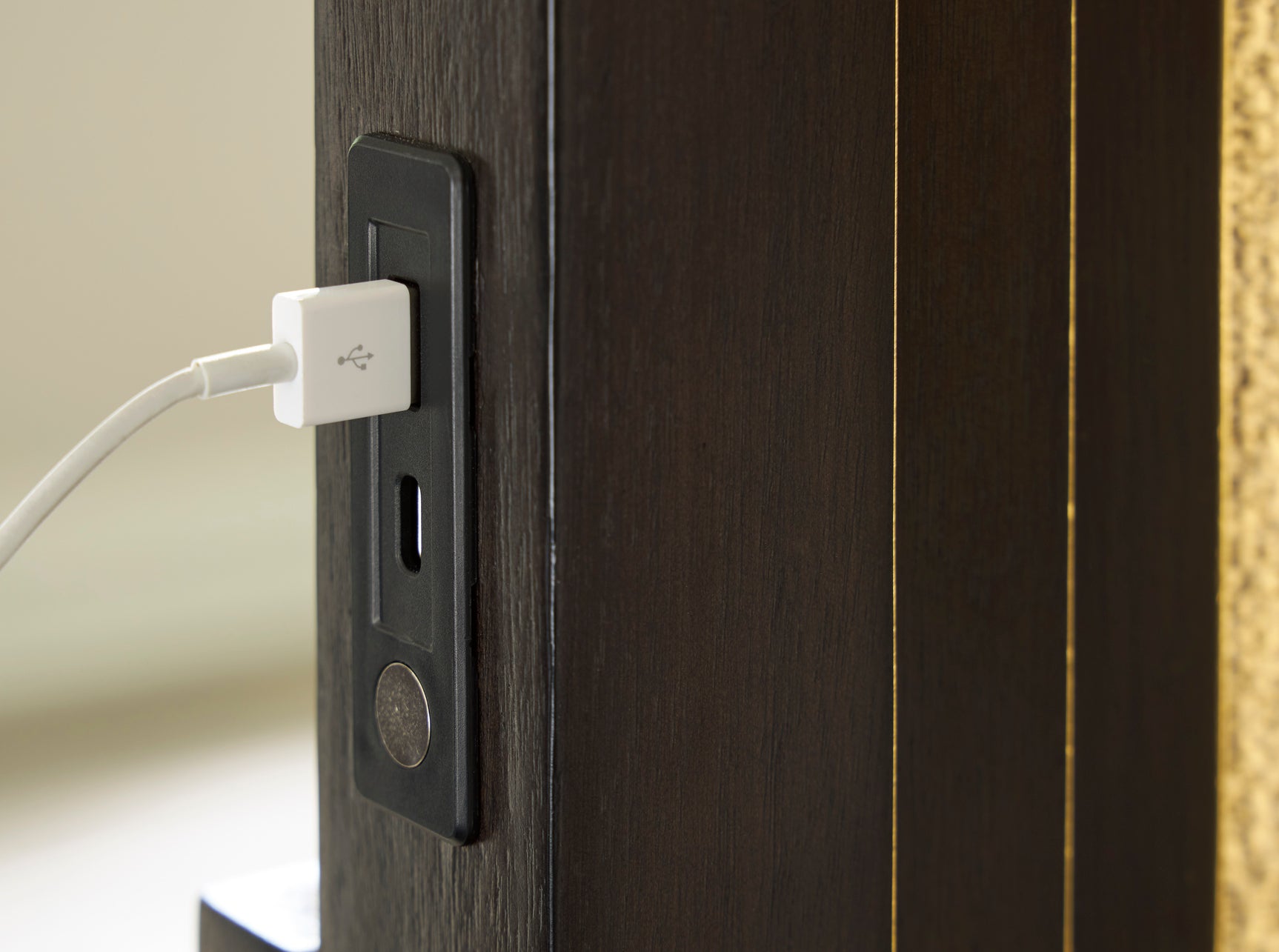 Neymorton Whitewash King/California King Upholstered Panel Headboard - Ornate Home