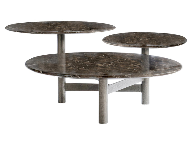 Nez Graphite Cocktail Table - Ornate Home