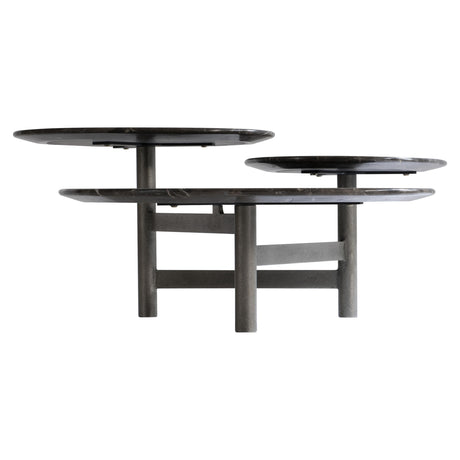 Nez Graphite Cocktail Table - Ornate Home