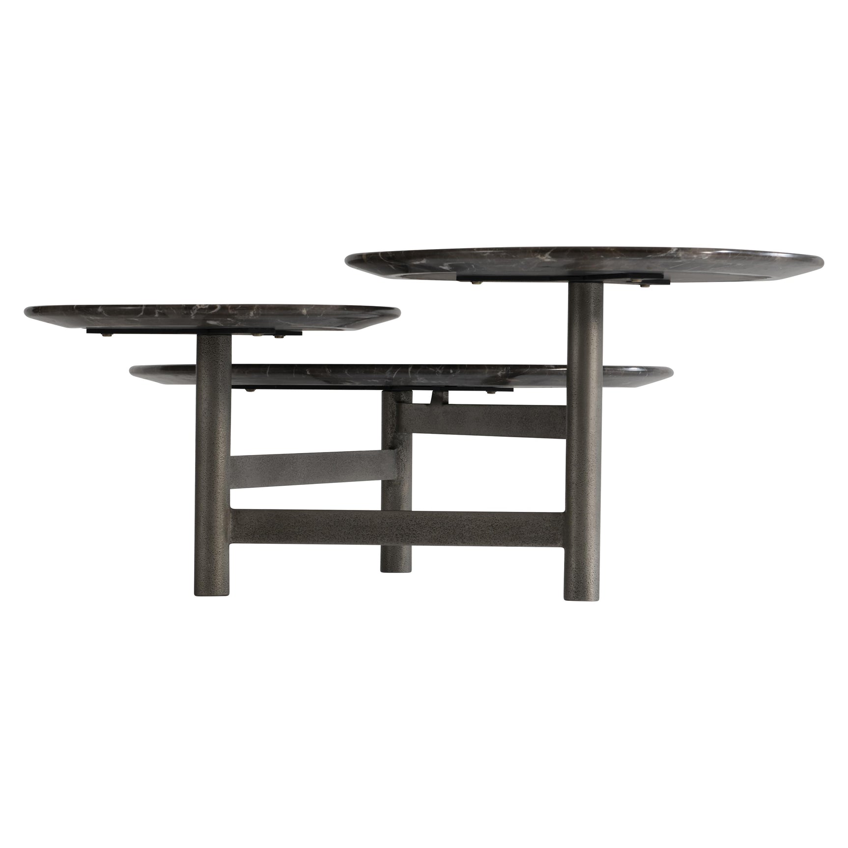 Nez Graphite Cocktail Table - Ornate Home