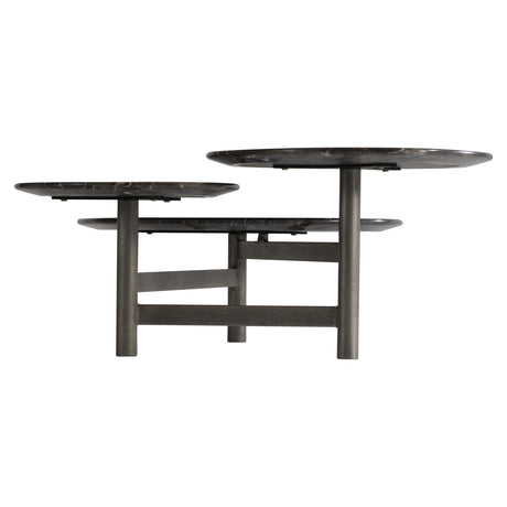 Nez Graphite Cocktail Table - Ornate Home