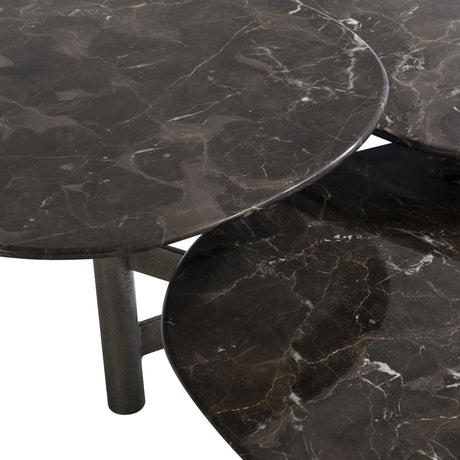 Nez Graphite Cocktail Table - Ornate Home